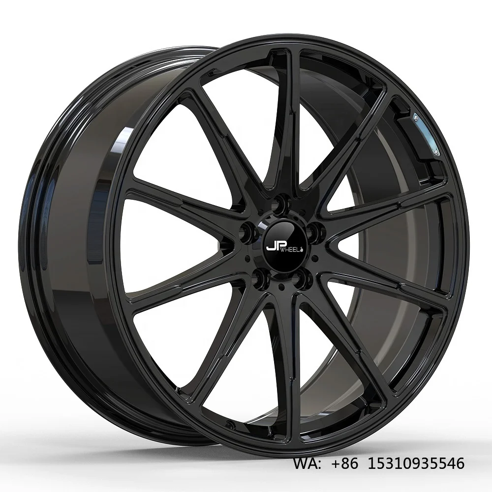 

for Mercedes Benz E300 21x9.5 Inch Passenger Car Wheels 5x112 Custom Multi Spoke Rims Black Forged Aluminum Alloy Wheels #J02032