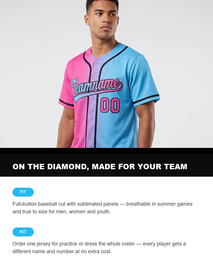 Men Baseball Jersey Women Jersey Baseball Custom Team Shirt Print Person Name Number Stripe Hip Hop Sportswear Baseball T-shirt