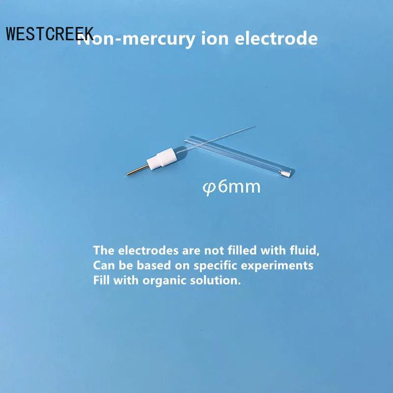 WESTCREEK CHI112 Non-mercury ion electrode, Ag/Ag+ Silver/Silver ion reference electrode, non-aqueous organic system experiment.