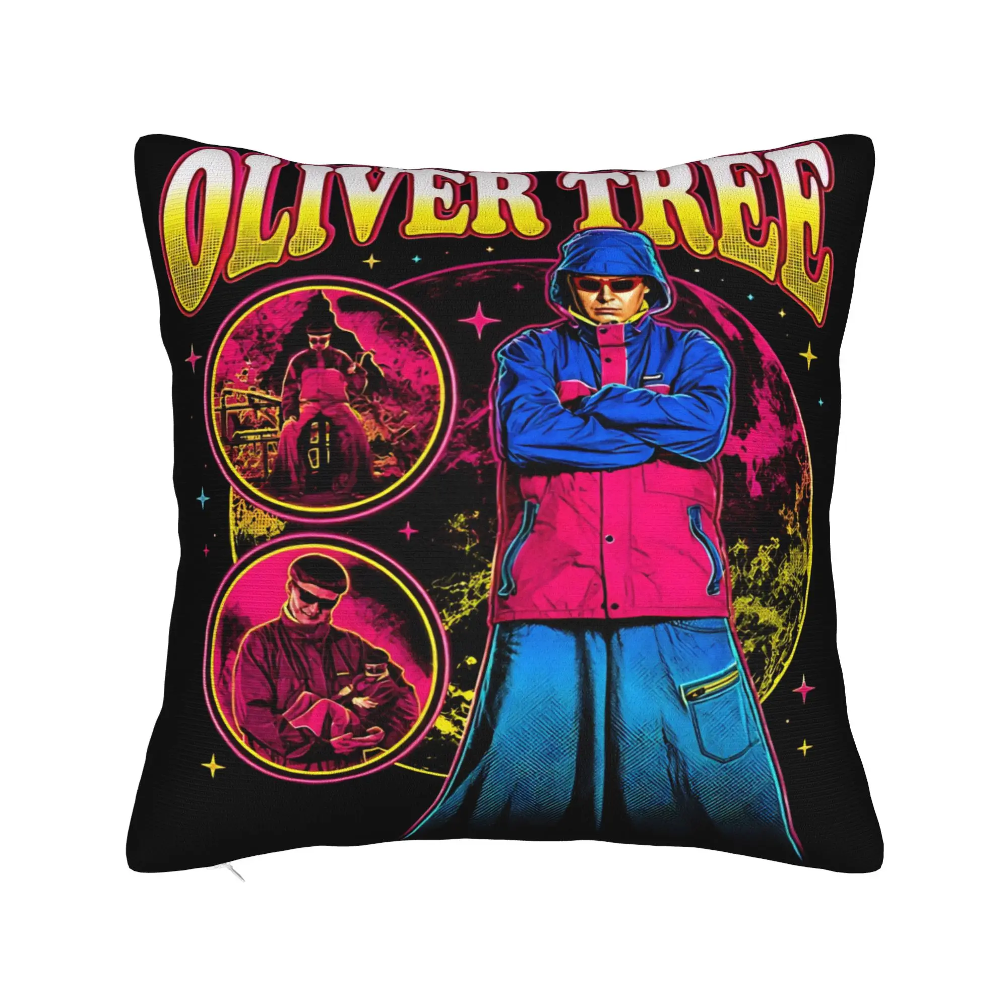 In loving memory OT, Oliver Tree Rest In Peace 1993 to 2026 Memoria Pillow Case Pillow Cover Pillowcases For Couch Sofa Bedroom