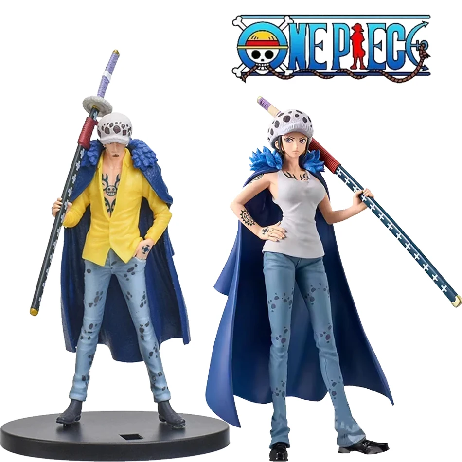 Figura de Anime de One Piece, Trafalgar Law del País de Wano, Figura Coleccionable de PVC, Modelo de Adorno Coleccionable, Regalo de Navidad, Juguete ﻿