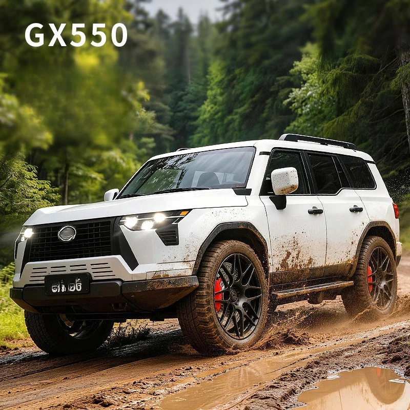 Simulationsmodell im Maßstab 1:24 GX550 Legierung Auto-Modell Ornament Spielzeugfahrzeug Geländewagen SUV Druckguss Miniatur Geschenk für den Freund
