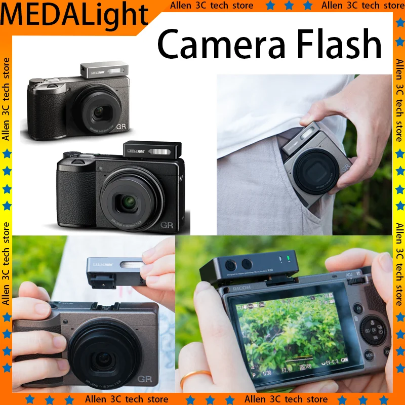 medalight-f20-camera-flashlight-for-ricoh-gr4-gr3-gr3x-mini-set-top-flash-hot-shoe-interface-compact-portable-speedlight