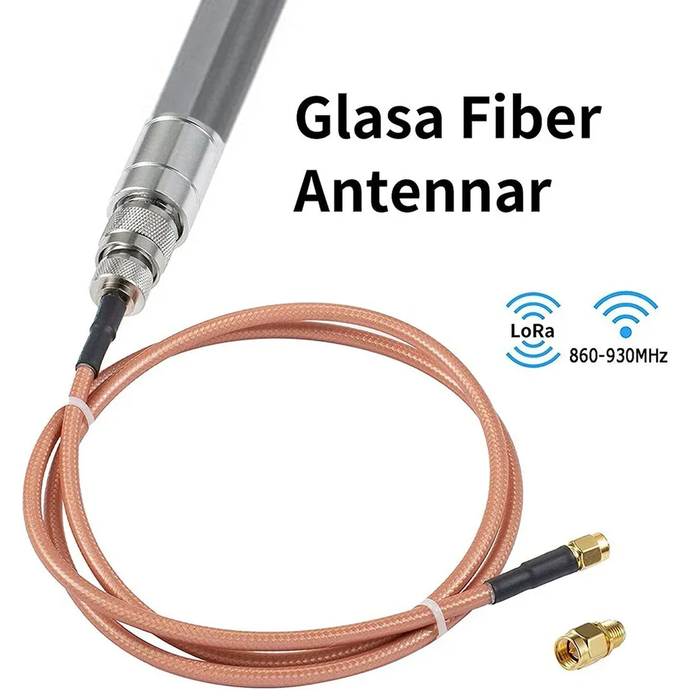 Antena de 12dbi con Cable de baja pérdida de 1 metro para Sensor de helio aéreo inalámbrico RAK HNT 868Mhz 915Mhz conector de antena n-public