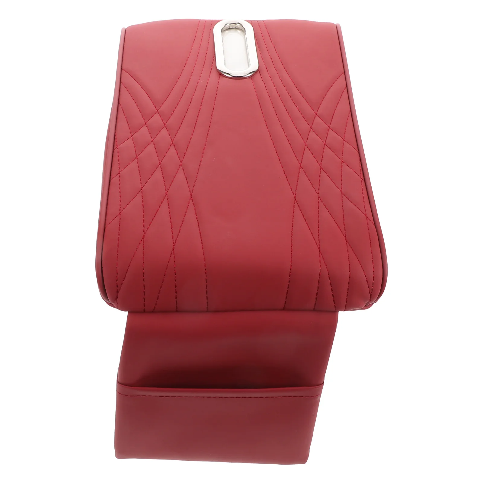

Car Armrest Pad Center Console Cushion Red Large Size Storage Tissue Case Angel Pattern Height Increase Multifunctional