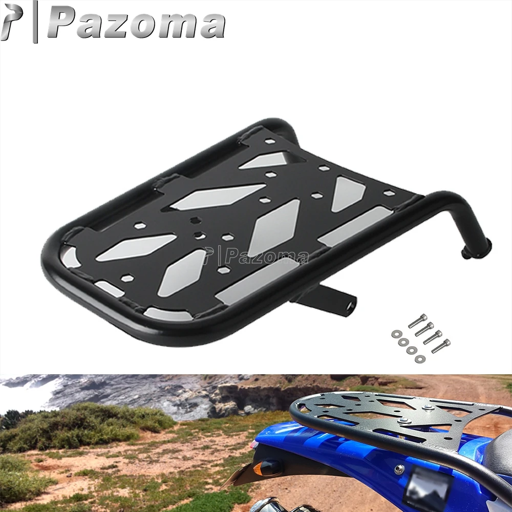 Motorcycle Luggage Rail Top Case Rear Carrier Support Bracket Extension For Kawasaki KLX230 KLX 230 Steel Luggage Rack 2020-2023