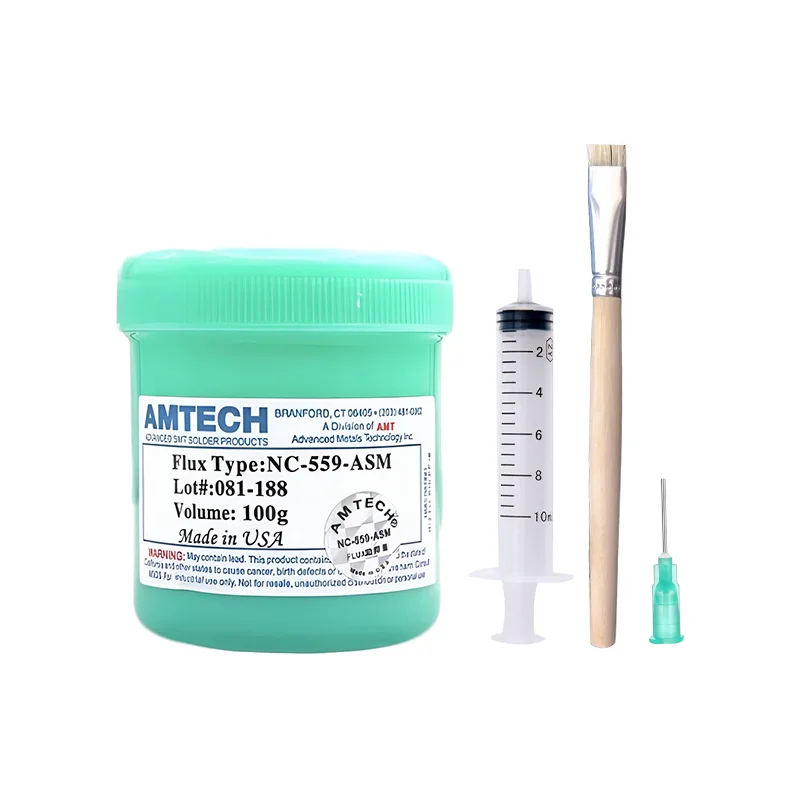 High Quality BGA solder paste solder paste NC-559/RAM-218 solder paste 100g ASM Flux Paste Lead-free Flux Needle