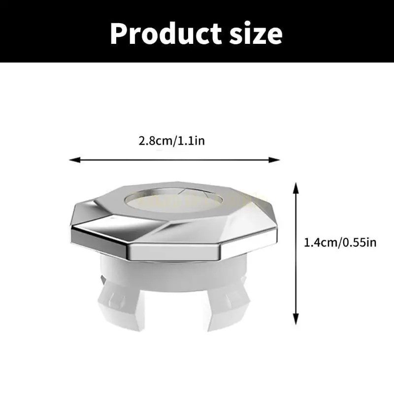 57QF Pratiques Sturdy Overflows Covers Accessory Designs pour le bassin lavabo cuisine salle bain Finish