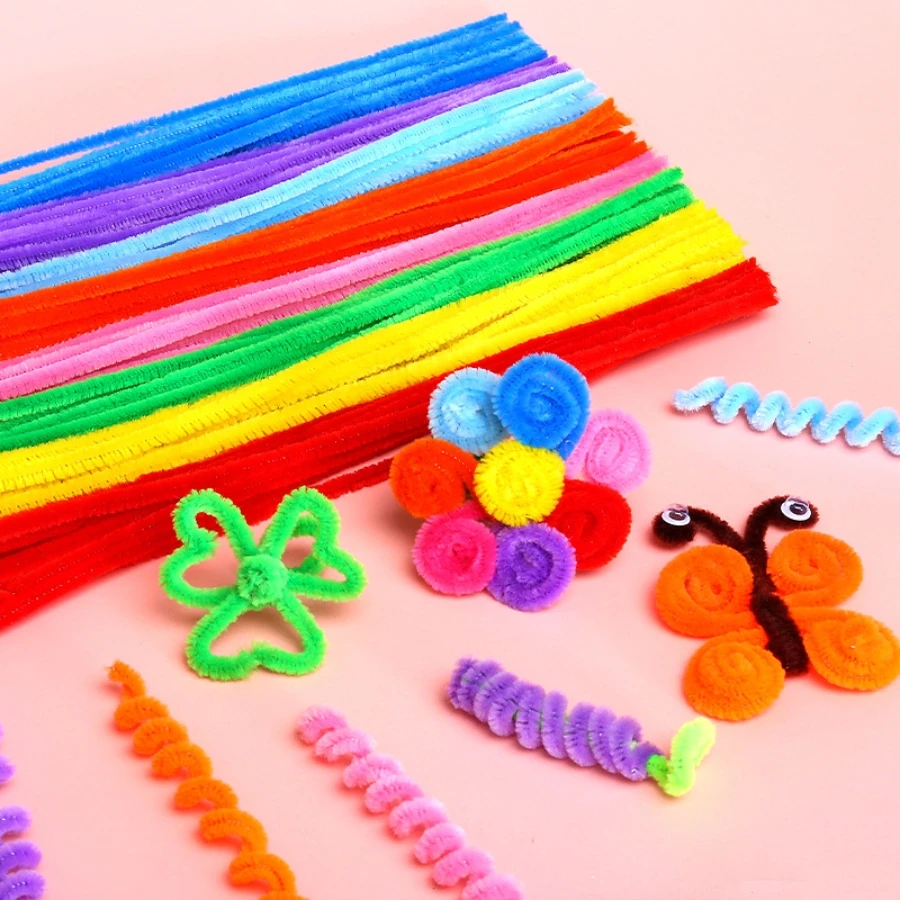 Mixed Color Pipe Cleaners, 300pcs Pipe Cleaners, 11.8ins Pipe Cleaners for Crafts, Pipe Cleaner Crafts, Creative DIY Decorations