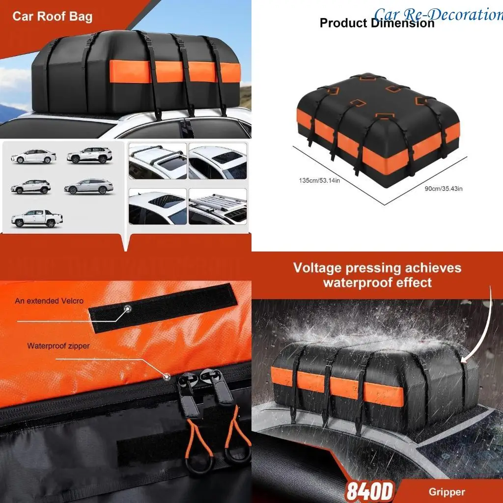 

R58D Car Roof Box Водонепроницаем