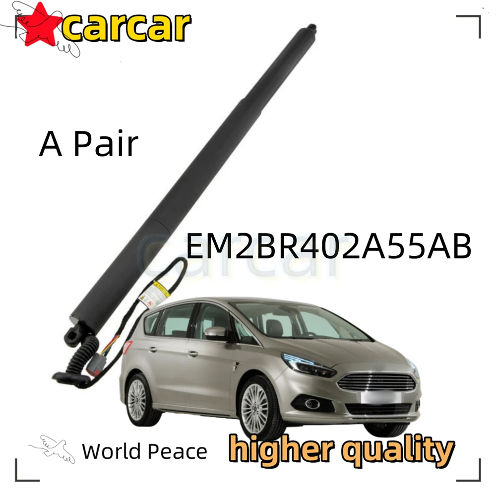 

A Pair Power Liftgate Electric Tailgate Strut Left EM2BR402A55AB For Ford S-MAX 2015- gasveer achterklep