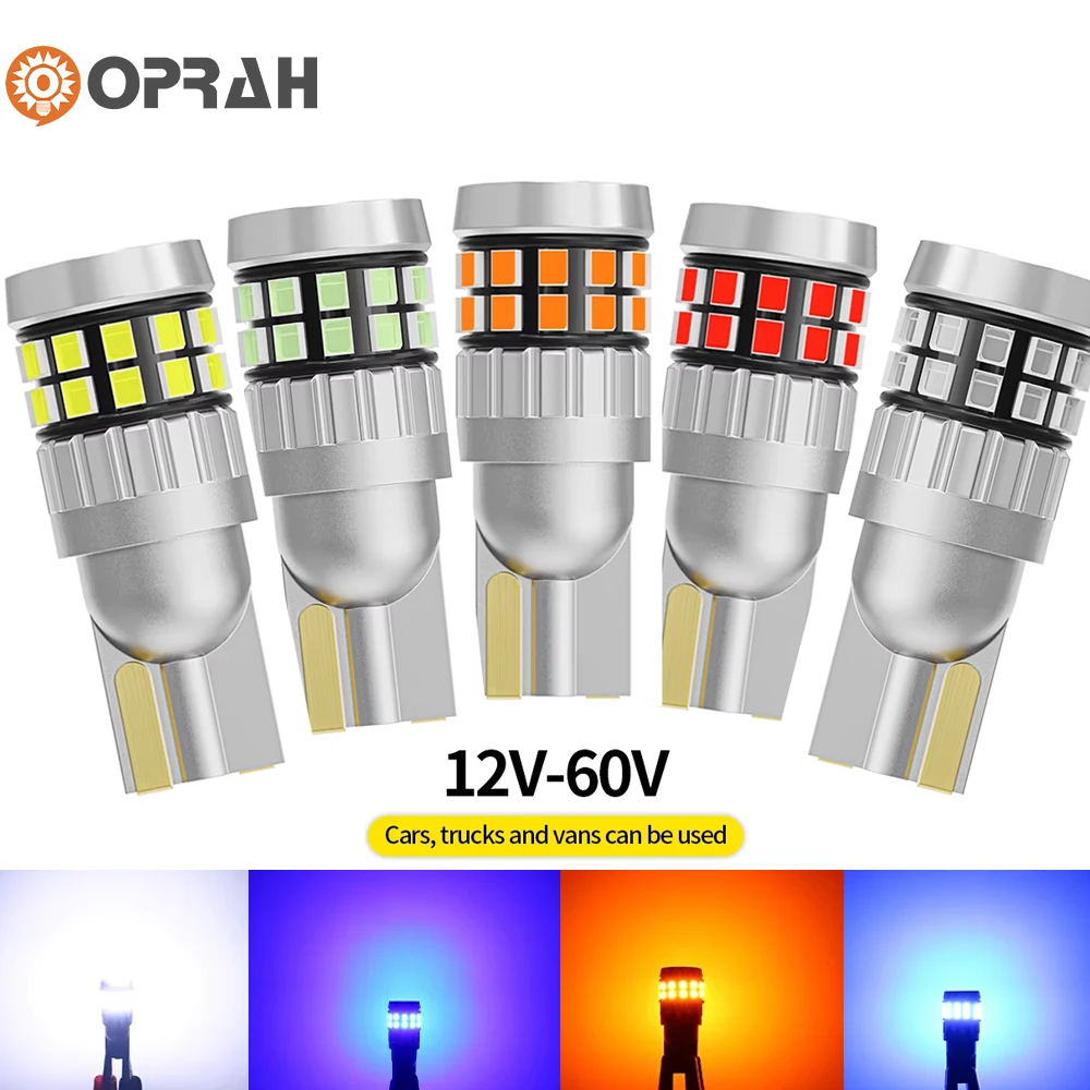 

Oprah 2 шт./10 шт. T10 W5W 194 168 светодиодные лампы 12 В 24 В 2016 30SMD Canbus для сигнальных огней грузовика Внутренняя лампа Боковая парковочная лампа DRL