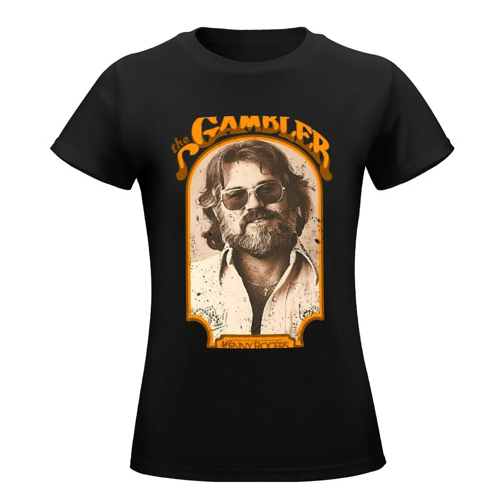 Kenny Rogers The Gambler T-Shirt hippie clothes Female clothing customs t shirts for Women