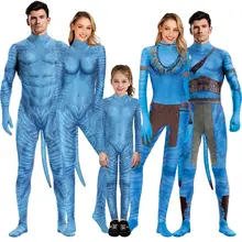 [Eres mi secreto] disfraz de Avatar, disfraz de carnaval con temática de película, estampado Digital 3D, traje elástico Zentai para mascotas, monos de Catsuit Purim 1.000+