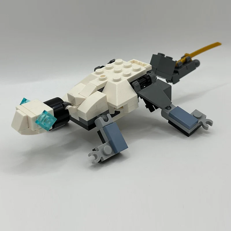 Creators Animal Series Model MOC Building Bricks Terrestrial Reptile Modular Technology Gifts Holiday Assemble Children Toy Suit