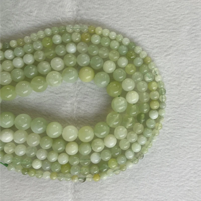 6 8 1012MM Natural Stone Beads Jade de chine Agate Jades Loose Spacer Beads for Jewelry Making DIY Bracelet Necklace Accessories