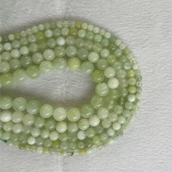 6 8 1012MM Natural Stone Beads Jade de chine Agate Jades Loose Spacer Beads for Jewelry Making DIY Bracelet Necklace Accessories