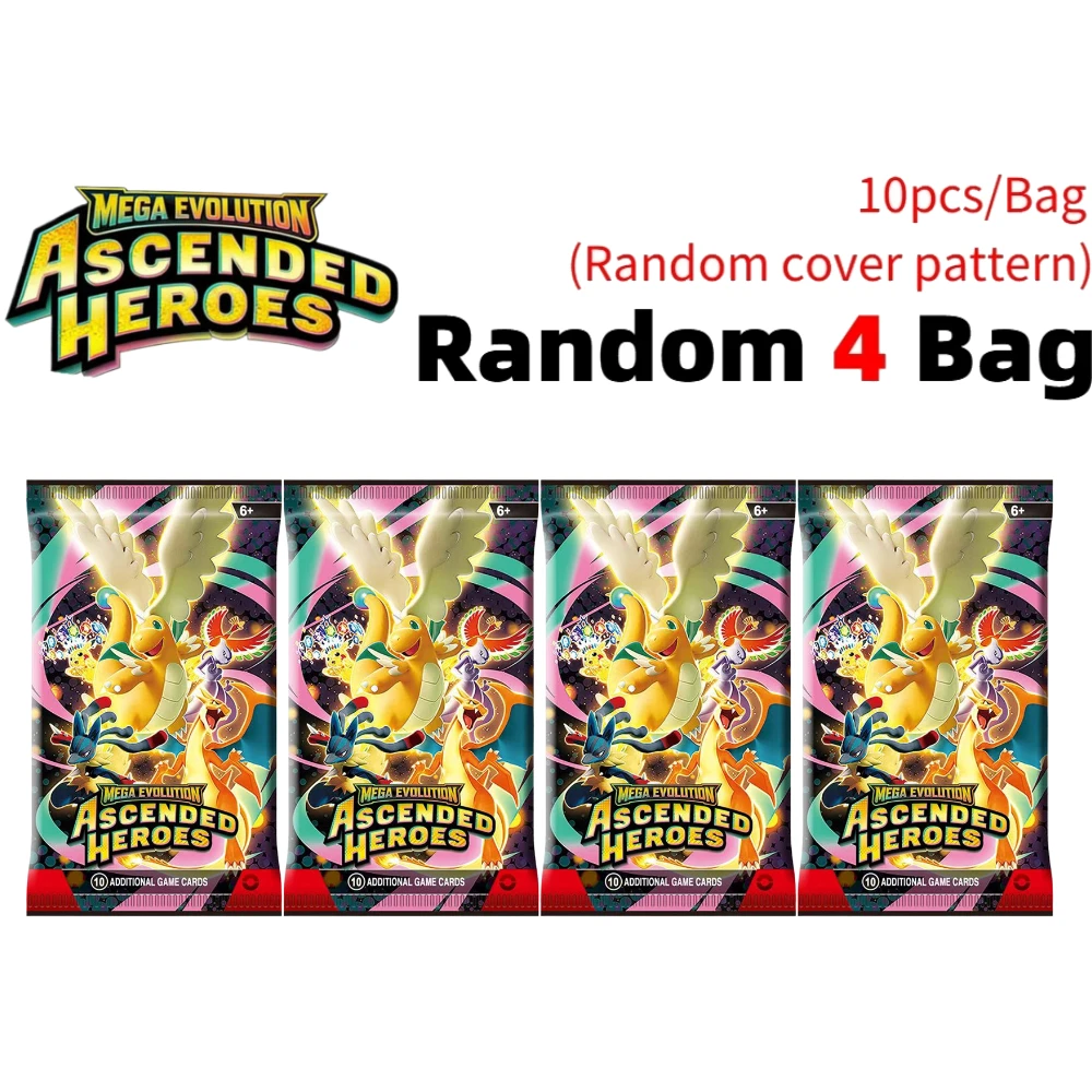 NEUE Pokémon TCG Booster Seltene Sammelkarten als Geschenk Mega Evolution Ascended Heroes Phantasmal Flames Sammelkarten – Detail 6