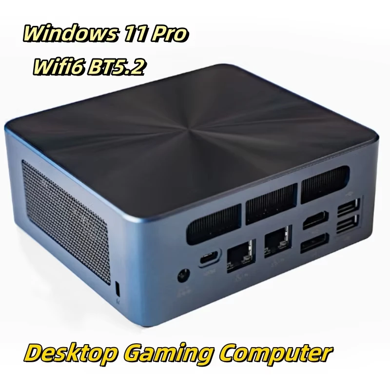 SZBOX S1245 Intel i5-12450H Mini PC Win11 Pro DDR5 5600MHz PCIe4.0 NVMe SSD WIFI6 BT5.2 USB4.0 Desktop Gaming Computer