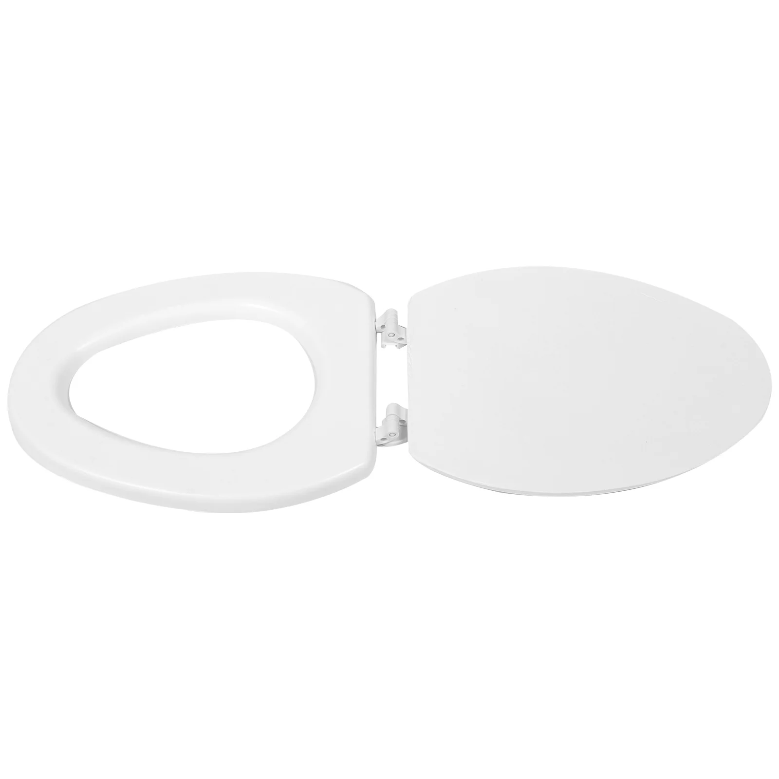 

Soft Foam Toilet Seat White V-Shaped Thickened EVA Bathroom Seats Replacement Smooth Surface Gentle Practical Design Fits