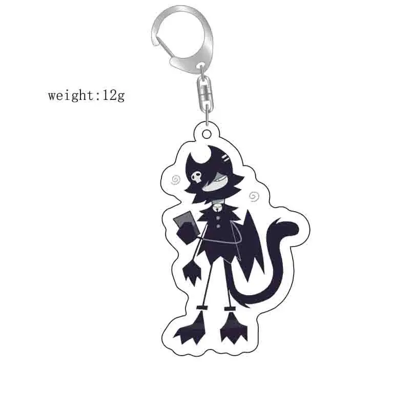 Hot Style Fantasy Figurines Acrylic Keychain Simplified Chinese Character Exquisite Good Workmanship Brithday Gift for Friend