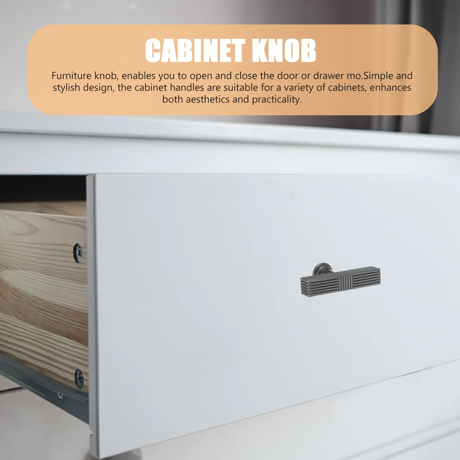 

8Pcs Cabinet Knobs Zinc Alloy Door Drawer Handles for Closet Furniture Decorative Metal Cabinet Handles