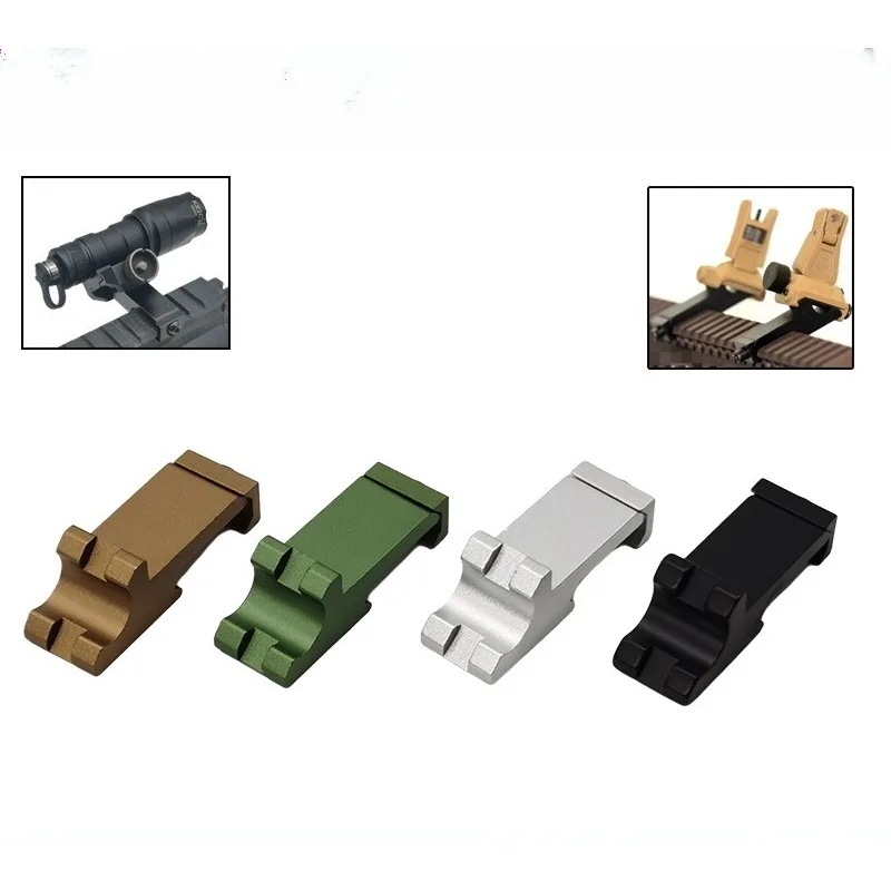 懐中電灯サイドブラケット 45度傾斜レール懐中電灯 DD/PRO/KAC マシンサイトサイドハンギング 20mm アルミニウム合金ガイドレール