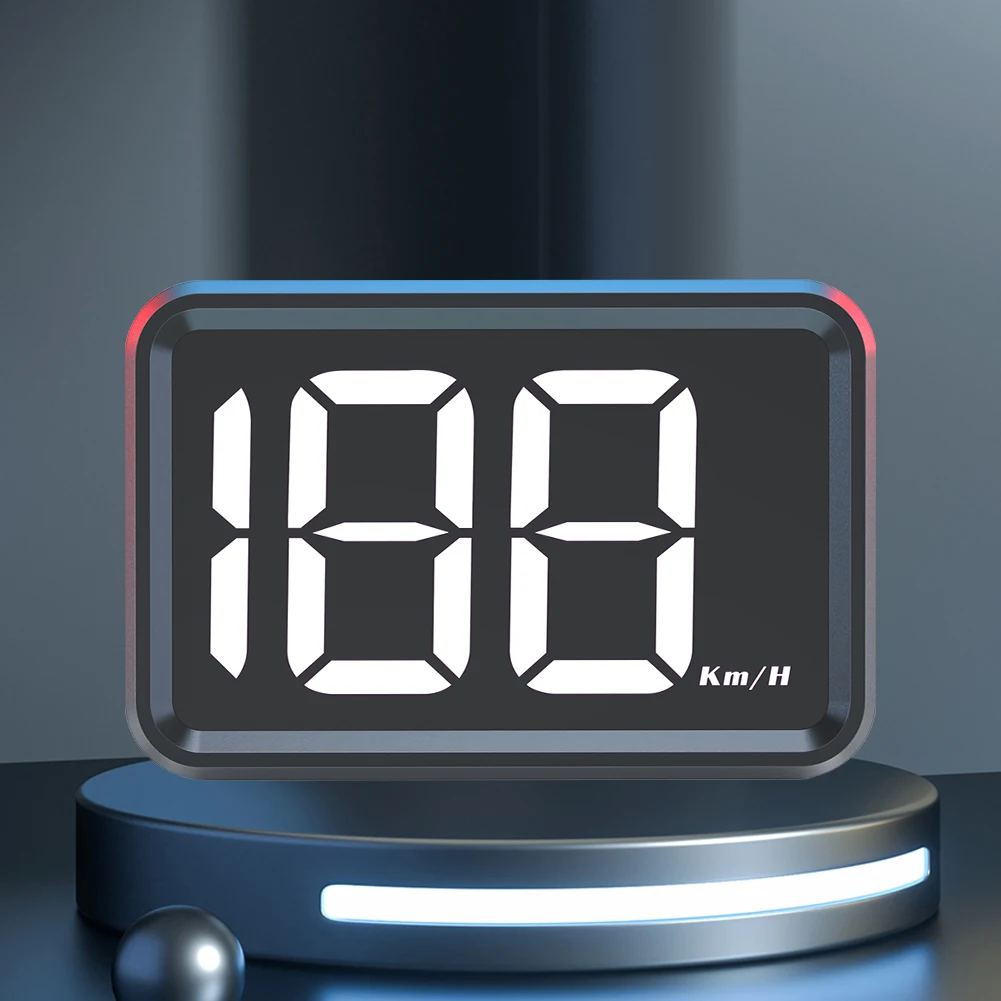 سيارة رئيس يصل HD عرض GPS عداد السرعة KMH MPH الرقمية HUD الزجاج الأمامي العارض خط كبير سرعة اكسسوارات إلكترونيات السيارات