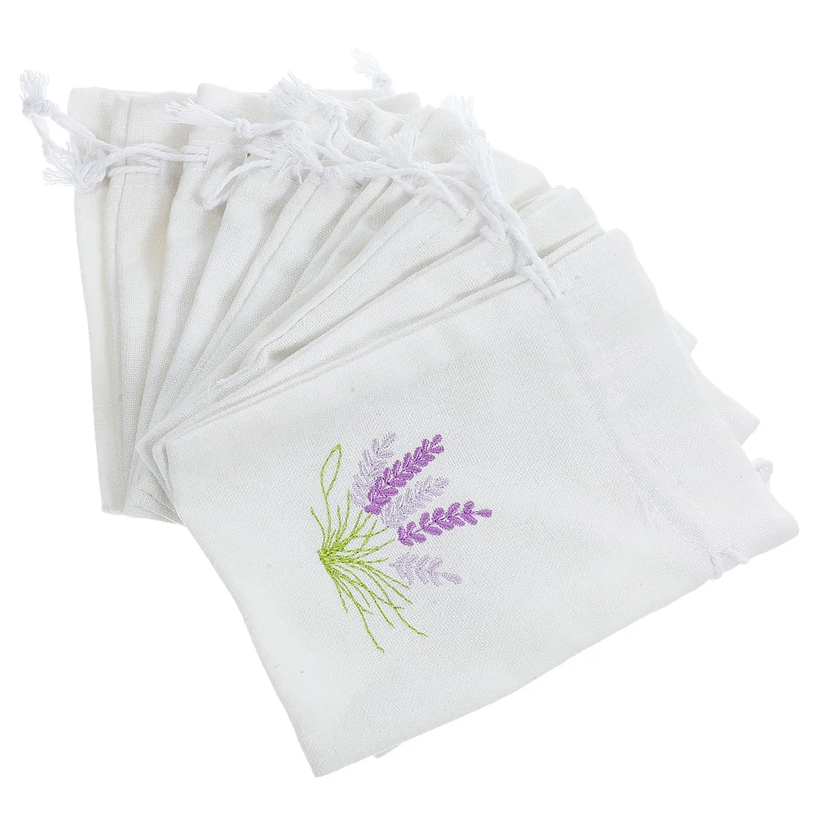 10pcs Sachet Gift Sachet Bag Refillable Lavender Sachet Bag Wardrobe Drawstring Mesh Bags Packaging Christmas Candy