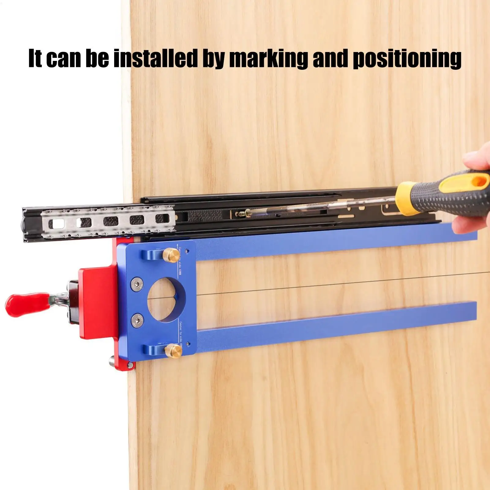Drawer Slide Installation Jig Precision Cabinet Drawer Slide Jig Accurate Guide For Home Workshop Office Table Bathroom