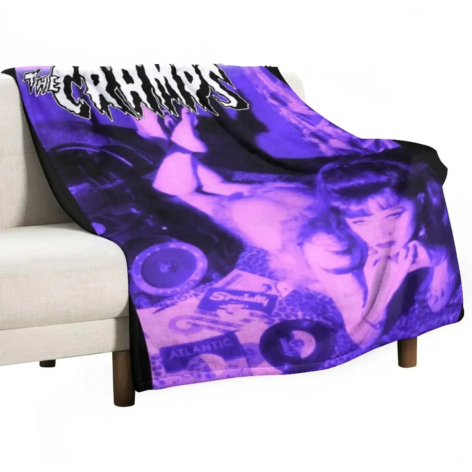 Cramps 6 Essential T-Shirt Throw Blanket Quilt Sofa Quilt Camping Blankets