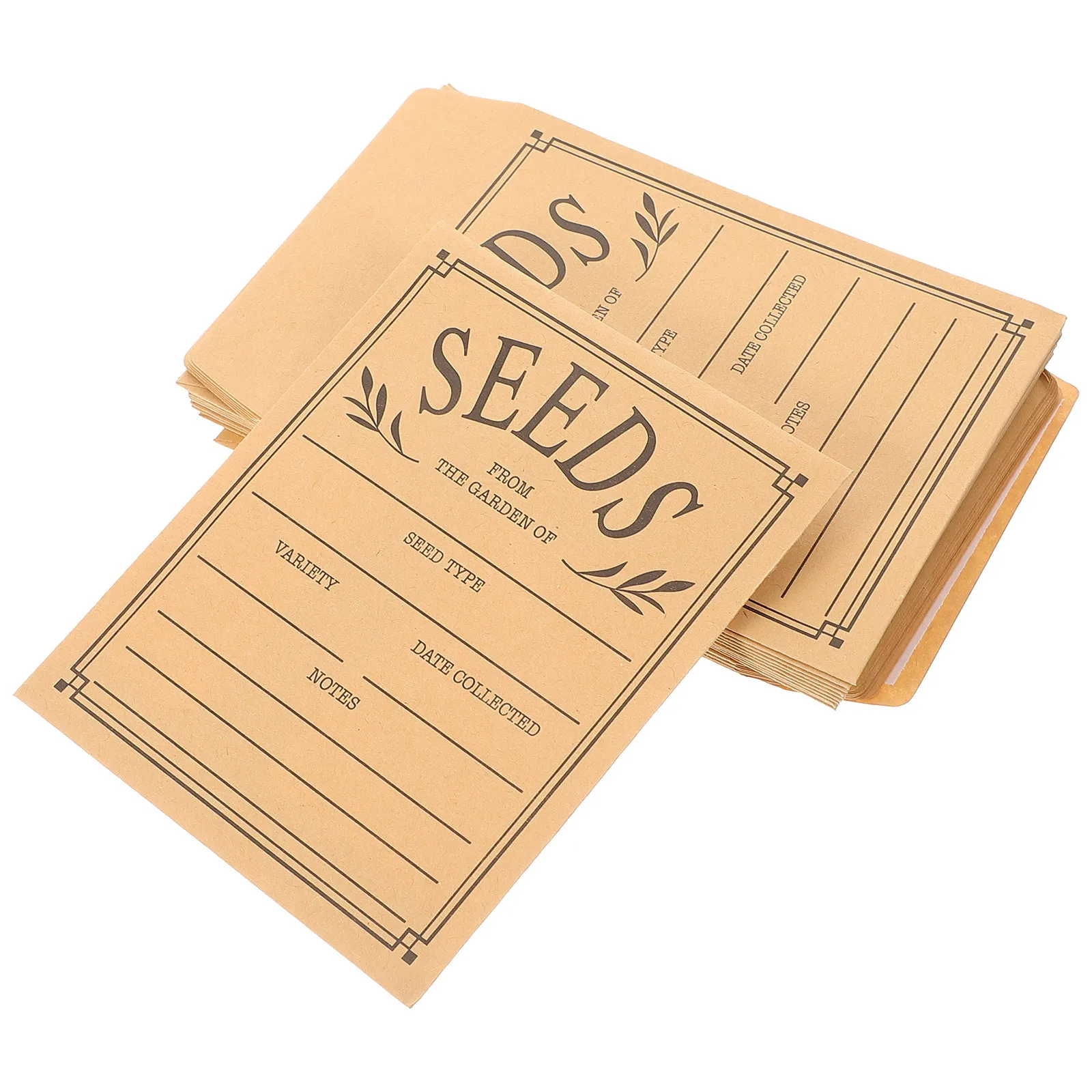 50pcs Seed Envelopes Kraft Paper Packets For Seeds Storage Small Envelopes Multi-Use Organizing Solution Seed Containers