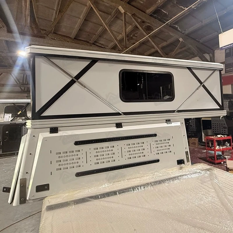 Ram 1500/2500/3500 Super Quality Weatherproof Hard Shell Aluminum Alloy Pickup Truck Roof Top Tent Suitable Price