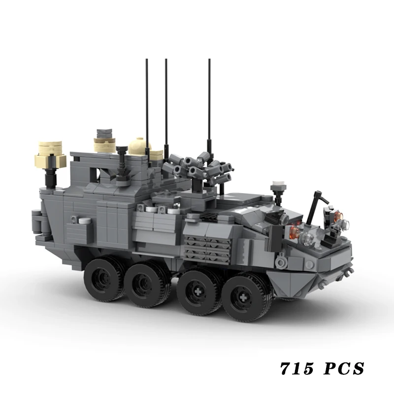 

Military Equipment US Army Tactical Vehicle Armored Vehicle MOC Building Block Assemble Model Display Toys Child Birthday Gifts