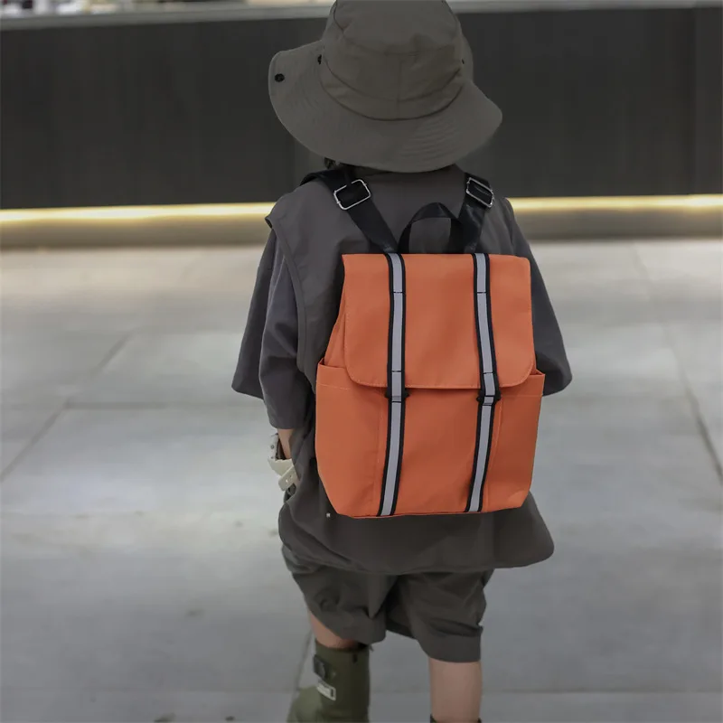 Zaino per bambini 2023 nuovo stile coreano alla moda Patchwork colore ragazzi e ragazze scuola materna alunni zaino semplice Casual