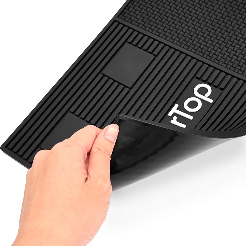 Barbershop Silicone Magnetic Waterproof Table Mat Hairdresser Scissor Combs Storage Cushion Salon Professional Tools Accessories