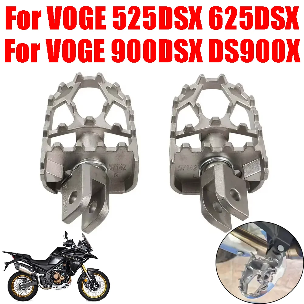 For VOGE DSX 900 625 525 DSX DSX525 DSX625 DSX900 900DSX 625DSX 525DSX DS525X DS625X Footrests Footpeg Foot Pegs Rests Pedals