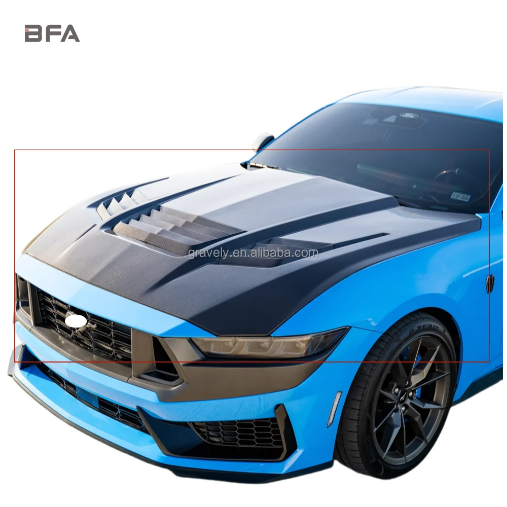 

Carbon Fiber Hood for 2024 Ford Mustang Mustang Body Kit Bumper Fenders