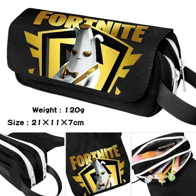 Fortnite Pencil Bag Pencil Case Large Capacity Waterproof Handheld Pencil Pouch Office Stationary