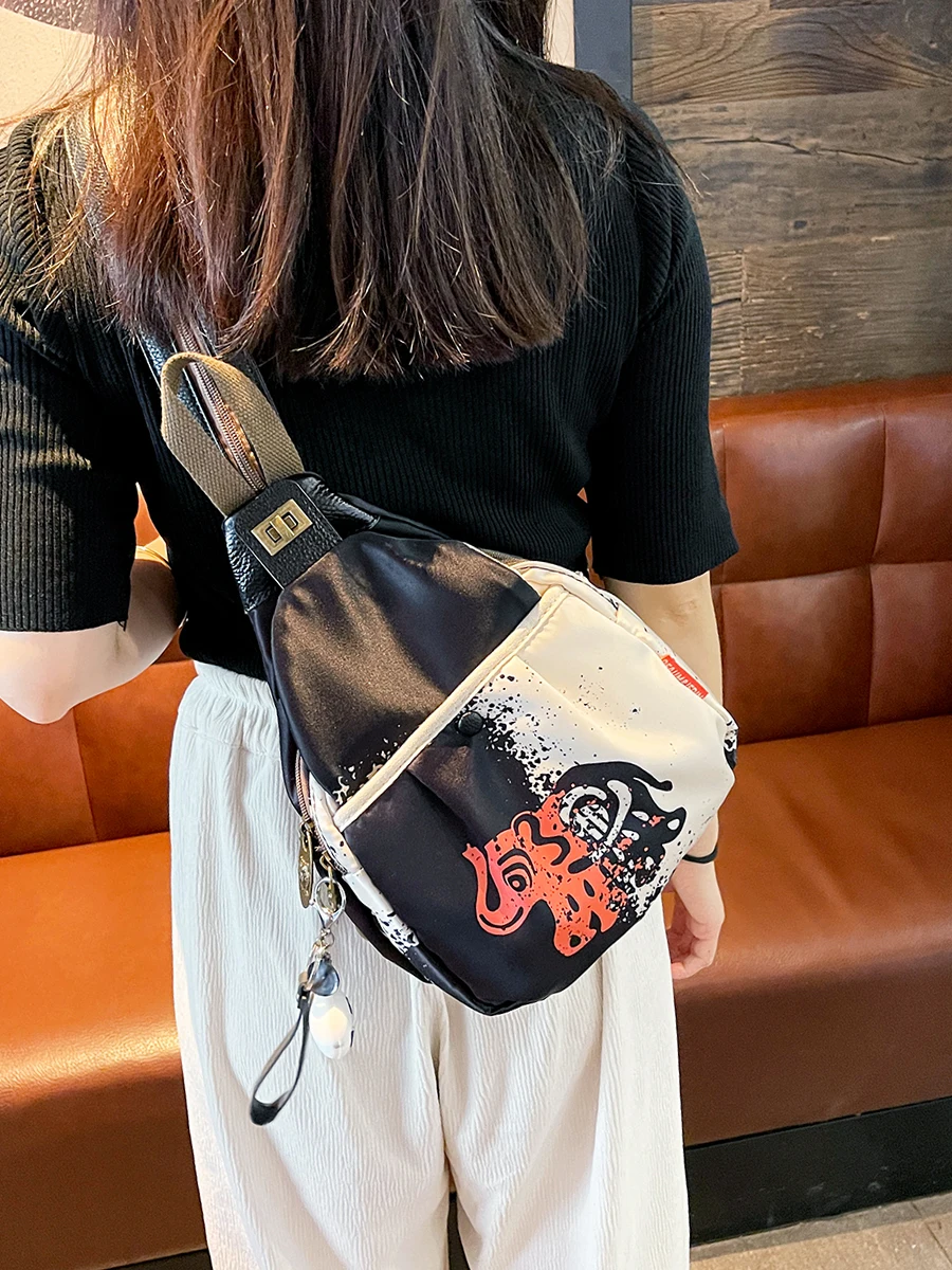 casual-oxford-cloth-double-shoulder-bag-small-elephant-chest-bag-lightweight-riding-multi-pocket-leisure-all-match-single-sho