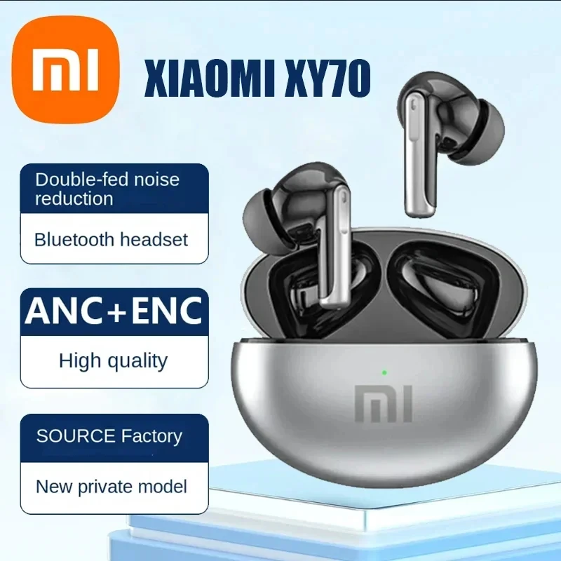 Xiaomi Bluetooth Earphones ANC+ENC Noise Cancelling Headphones Touch Control Waterproof Headset XY-70 EarHook Stereo Earbuds