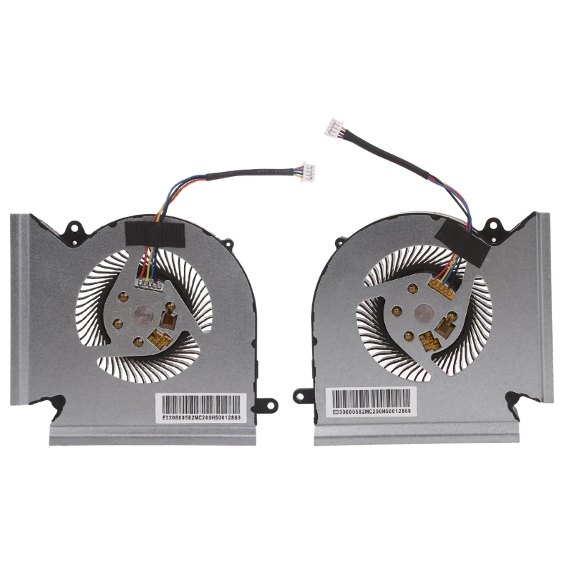 OEM do dissipador calor do caderno para ge66 gp66 gl66 série cpu gpu ventilador refrigeração 5v1.0a 4 pinos portátil