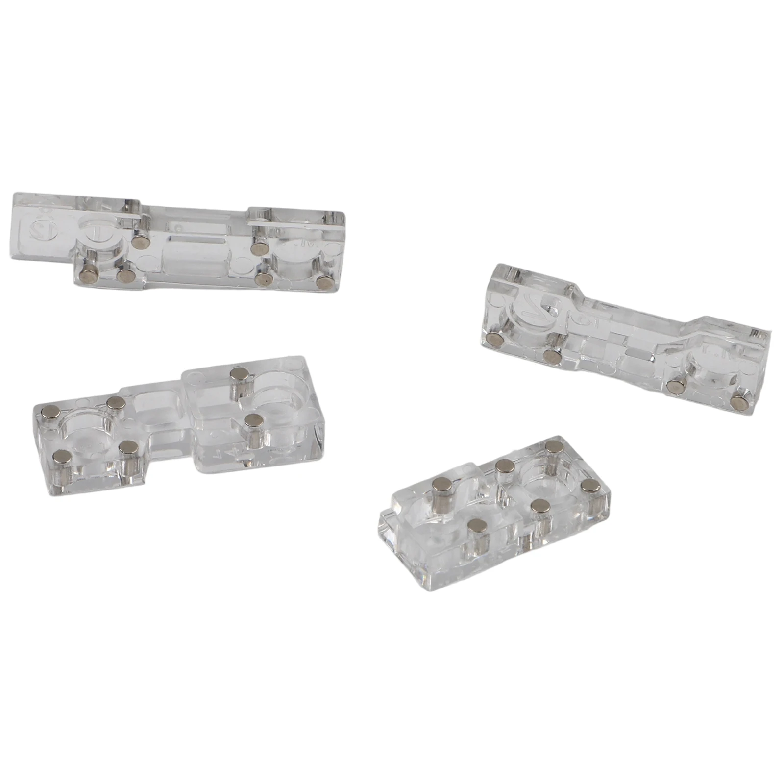 4-Piece Dot for matrix Camera Lens Cover Transparent ABS Material Compatible with for X to 17 Pro Max Scratch Resistant