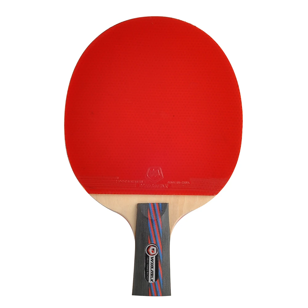 Winmax Table Tennis Racket 3 Star Long short Handle Good Quality Ping pong Paddle Bat Rubber Bats