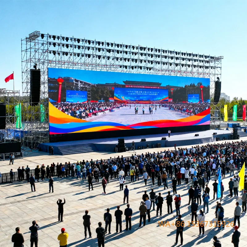 

P3.91 Outdoor Music Festival LED Rental Cabinet Stage Background Display