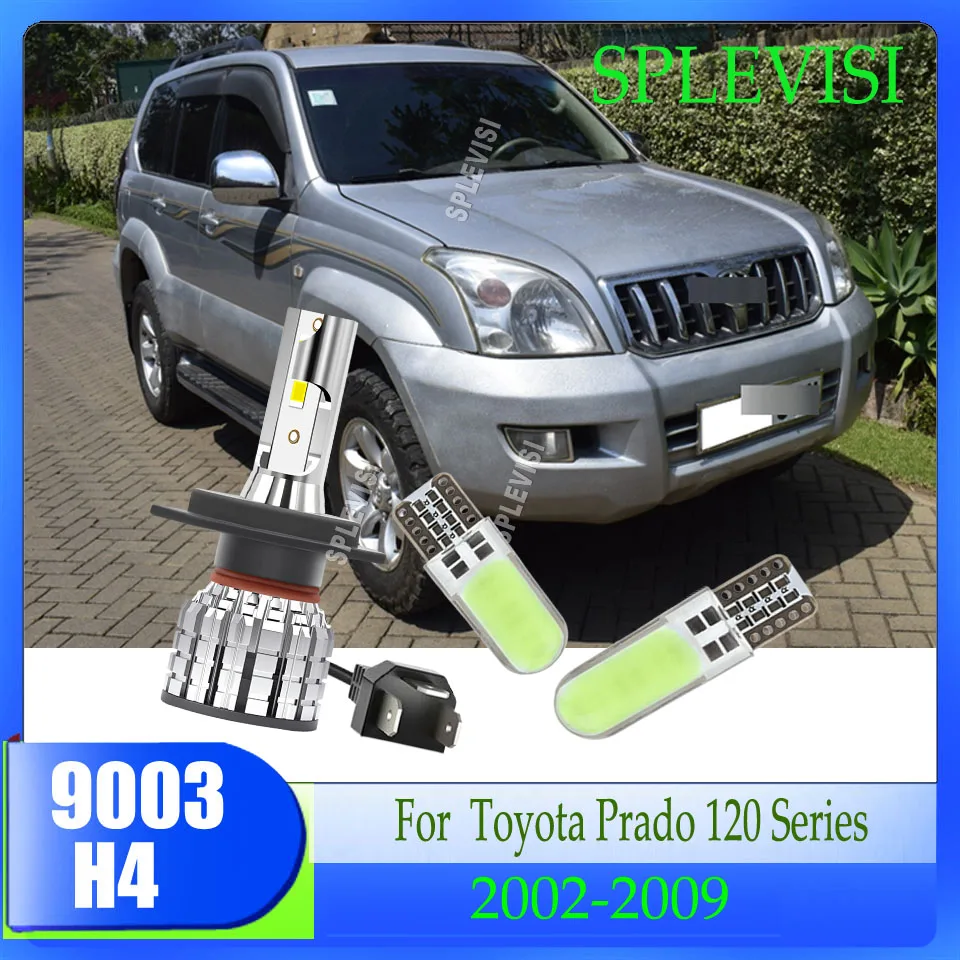 

H4 9003 LED 120W Headlight - IP67 Waterproof Heavy Rain & Off-Road For Toyota Prado 120 Series 2002 2003 2004 2005 2006-2009