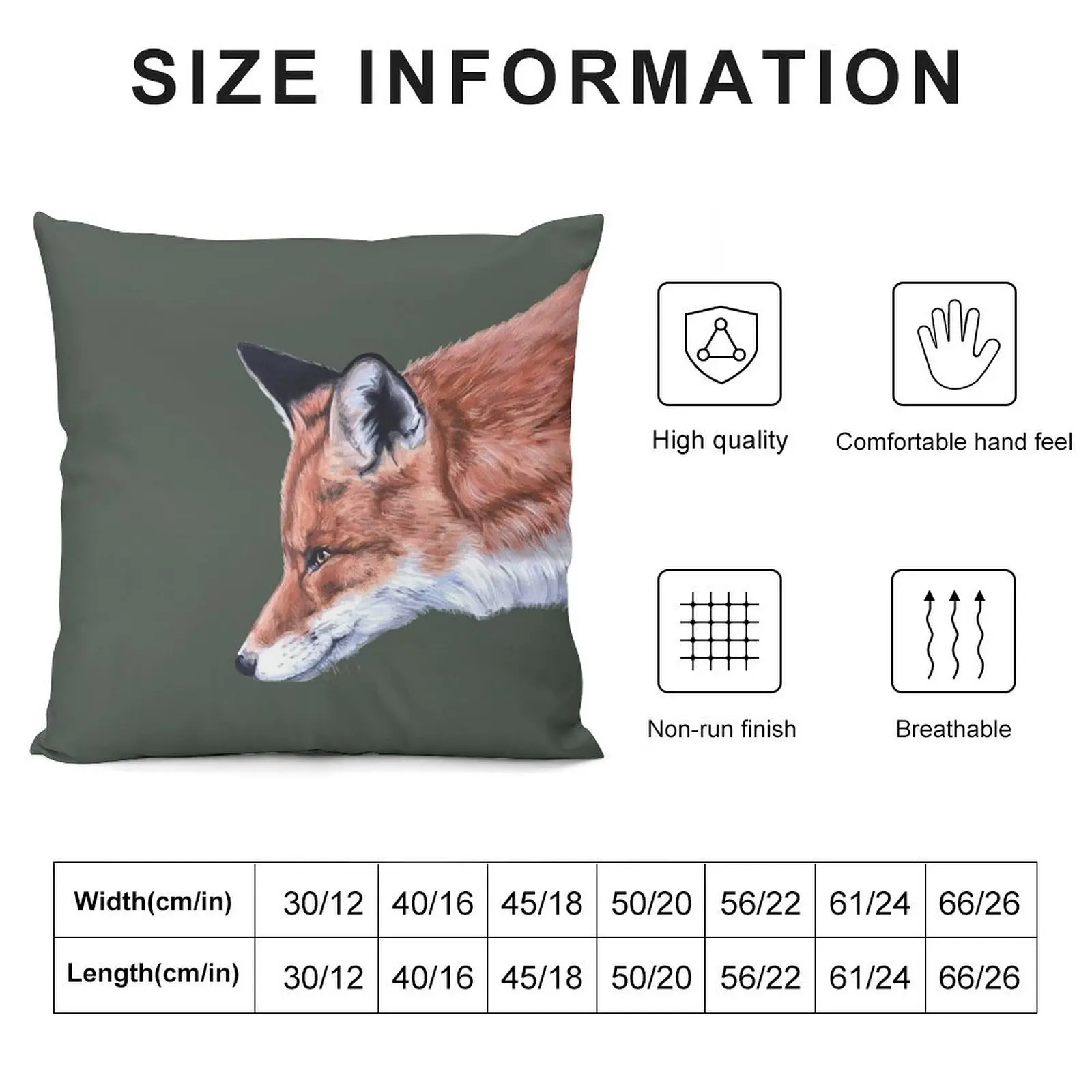 Fox no.2 by Julie Jones Throw Pillow Sofa Covers christmas pillow case Cushion Cover Set pillowcases for sofa cushions pillow