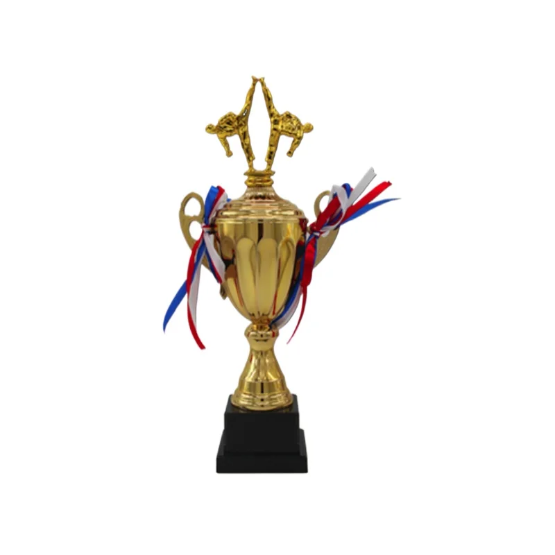 

Customized Martial Arts Taekwondo Metal Trophy, Competition Awards Outstanding Employees, Creative Plastic Base Trophies, 1Pc