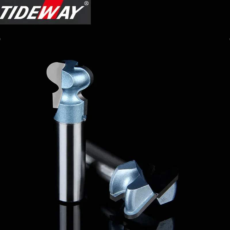 Tideway Industrial Grade Two Arc Nail Milling Cutter Woodworking Door Frame Handle Router Bits Drawer Lock Hole Slotting