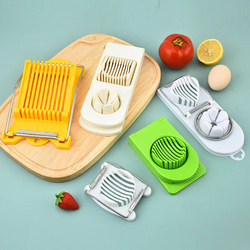 Stainless Steel Multi Function Food Slicer Luncheon Luncheon Meat Egg Cutter Uniform Slice Simple Use Easy Cleaning Kitchen Tool